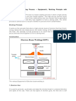 Electron Beam Welding Process - Equipment's, Working Principle With Diagram