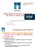 Fatigue Design According To Standards BS EN, SANS and IIW Bulletin 520