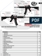 Self Loading Rifle Cal. .22L.R. HV: Warning