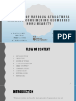 Analysis of Various Structural Members Considering Geometric Nonlinearity