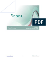 CSQL Usermanual 1