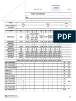 Feeder Quantity Chart: As Built