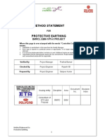 Method Statement For Earthing PDF