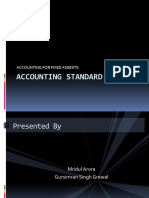 Accounting Standard 10: Accounting For Fixed Assests