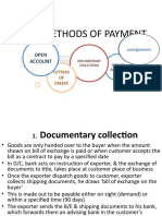 Methods of Payment