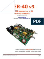 ILER-40: QRP SSB Transceiver in Kit Manual Assembly