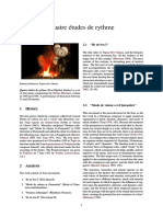 Quatre Etudes de Rythme PDF