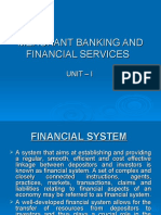 Merchant Banking and Financial Services