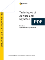 Techniques of Adware and Spyware