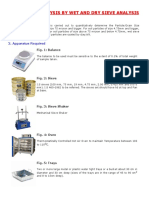 Grain Size Analysis by Wet and Dry Sieve Analysis: 1. Objective