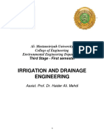 Irrigation and Drainage Engineering