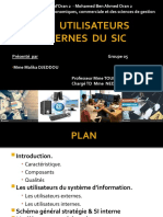 Les Utilisateurs Internes Du Sic