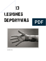 Tema 13 Lesiones Deportivas