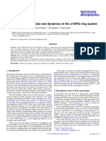 Constraints On The Size and Dynamics of The J1407b Ring System