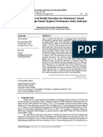 Dental and Oral Health Education For Elementary School Students Through Patient Hygiene Performance Index Indicator