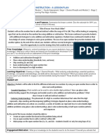 Modules 3: Planning For Instruction - A Lesson Plan: Lesson Plan Lesson Overview With Rationale and Purpose