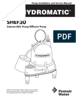 SHEF30: Submersible Pump/Effluent Pump