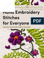 Hand Embroidery Stitches For Everyone