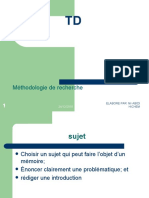 Méthodologie de Recherche: Elabore Par: MR Abidi Hichem