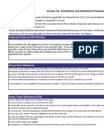 Income Tax - Exemptions and Deductions Procedure For FY 2020-2021 Final