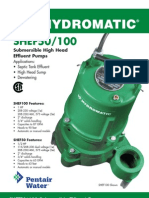 SHEF50/100: Submersible High Head Effluent Pumps