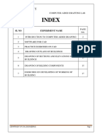 Index: SL No Experiment Name