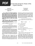 Reed-Solomon Encoder Design by Means of The Digital Filtration