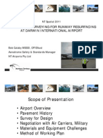 Engineering Surveying For Runway Resurfacing at Darwin International Airport