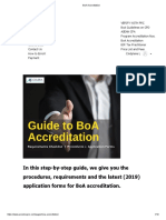 1 - Steps For BoA Accreditation PDF