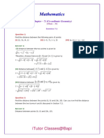 Exercise Solution of Coordinate Geometry Watermarked