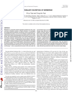 Hepatobiliary Excretion of Berberine: Pi-Lo Tsai and Tung-Hu Tsai