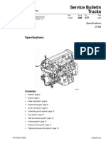 Service Bulletin Trucks: Specifications