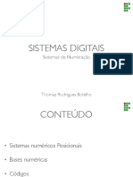 Sistemas Digitais - Sistemas de Numeracao