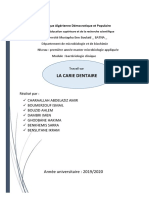 Expose Bacteriologie Clinique, La Carie Dentaire PDF