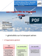 Les Risques Liés Au Transport Aérien: Réalisé Par: Demandé Par