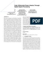 Improving First Order Differential Power Attacks Through Digital Signal Processing