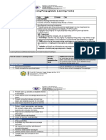 Gawaing Pampagkatuto (Learning Tasks) : MDL Tv/Rbi BL G10-Filipino