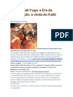 Documento (1) Fim Do Kali-Yuga, A Era Da Degradação, A Vinda Do Kalki Avatar