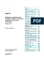 Funciones Estándar y Funciones de Sistema para S7-300 y S7-400