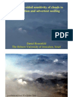 The Double-Sided Sensitivity of Clouds To Air Pollution and Advertent Seeding