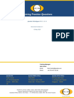 Training Practice Questions V11