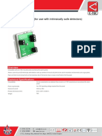 Barrier Interface Unit (For Use With Intrinsically Safe Detectors)