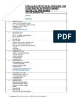 List of Aggregators and State Focal Persons For The Free 250,000 Fg/Cac Business Names Registration For Msmes