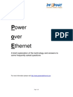 Power Over Ethernet: A Brief Explanation of The Technology and Answers To Some Frequently Asked Questions