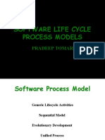 Software Life Cycle Process Models: Pradeep Tomar