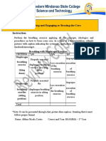 Activity 2:: Breathing and Engaging or Bracing The Core Instruction