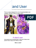 Stand User Class DND