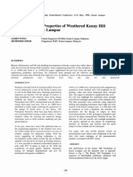 12SEAGC1996 Some Engineering Properties of Weathered Kenny Hill Formation in Kuala Lumpur