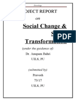 Social Change & Social Transformation