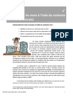 Strategie - 7A - Comprendre - Les Mots - en - Contexte - 4e